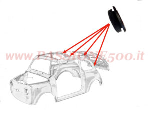 tappo tetto rigido Fiat 500 N D